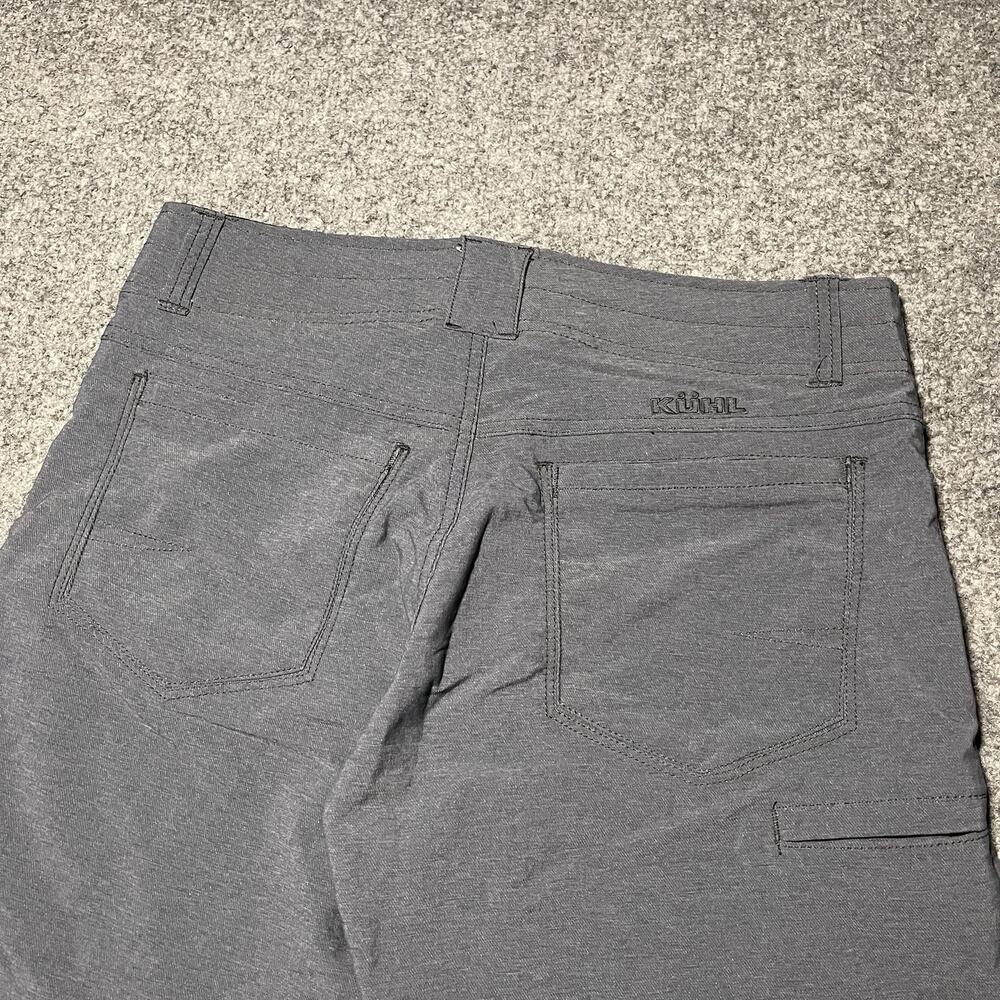 Kuhl Shorts Mens 30 Blue Outdoor Hiking Stretch Nylon Blend Drawstring 17S